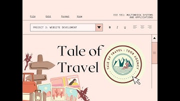 ECE 551 PROJECT 3: WEBSITE DEVELOPMENT (TALE OF TRAVEL)