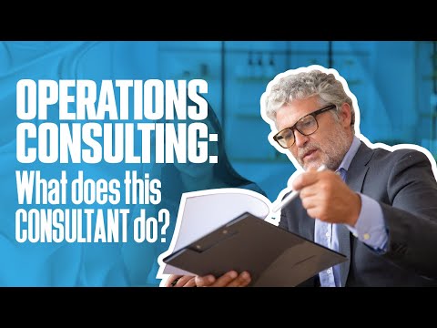 Comment Devenir Consultant En Opérations