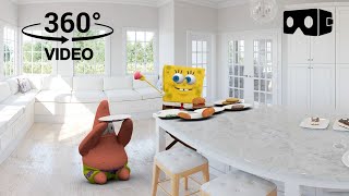 Preparing the Krabby Patty | Spongebob 360 °