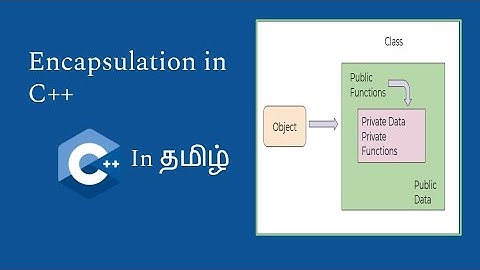 Encapsulation in C++ (Tamil) | C++ in Tamil | Logic First Tamil