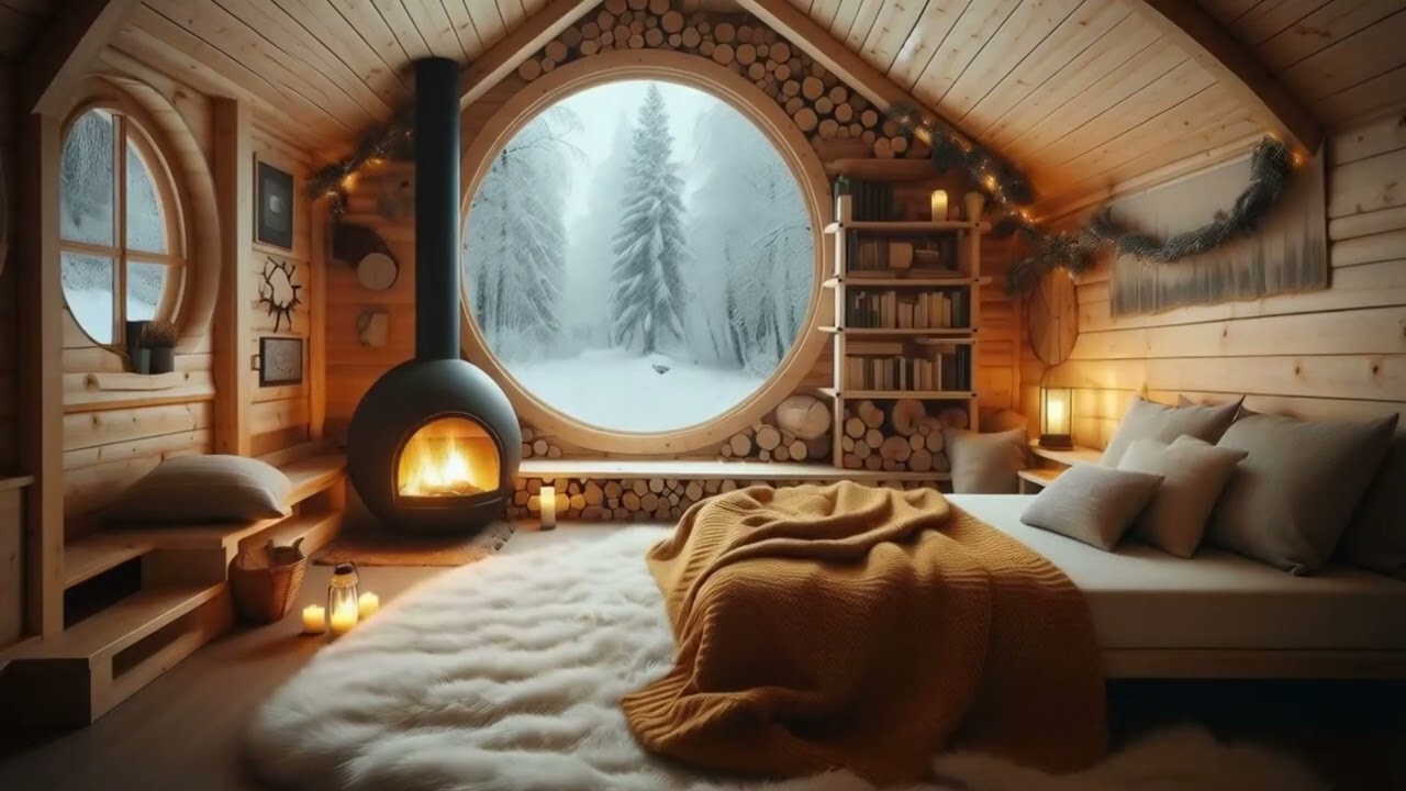 Смотреть «Escape to a Cozy A-frame cabin I Relax by the fire, enjoy rustic charm & snow views🔥 #winterambience» на YouTube Смотреть «Escape to a Cozy A-frame cabin I Relax by the fire, enjoy rustic charm & snow views🔥 #winterambience» на YouTube
