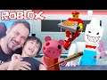 ROBLOX İÇİNDE DONDURMACI JERRY VE PİGGY OYNADIK PİZZACI OLDUK! | ROBLOX OYNUYORUZ