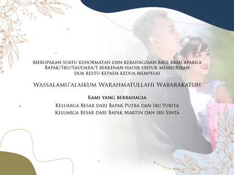 Undangan Digital Video 02 Sintya dan Martin
