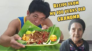 BURONG ISDA ILOCANO RECIPE: PANGKABUHAYAN ng AKING 101 LOLA and COUNTING |Team AgustinTv