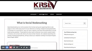 Social Bookmarking Kirsev – How to submit a story | Post #seo #socialmediamarketing #backlinks