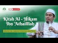 Kajian kitab alhikam ibn athaillah hikmah ke24 sd 29  abuya dr arrazy hasyim mahum