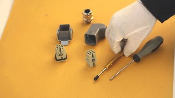 How to Installing WAIN HD Series Heavy Duty Connector (Harting Han Connectors) --- JRREADY ST2058