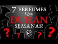 7 Fragancias que DURAN Y DURAN SEMANAS en la Ropa!!! | Perfumes Potentes con Muuuy buena LONGEVIDAD!