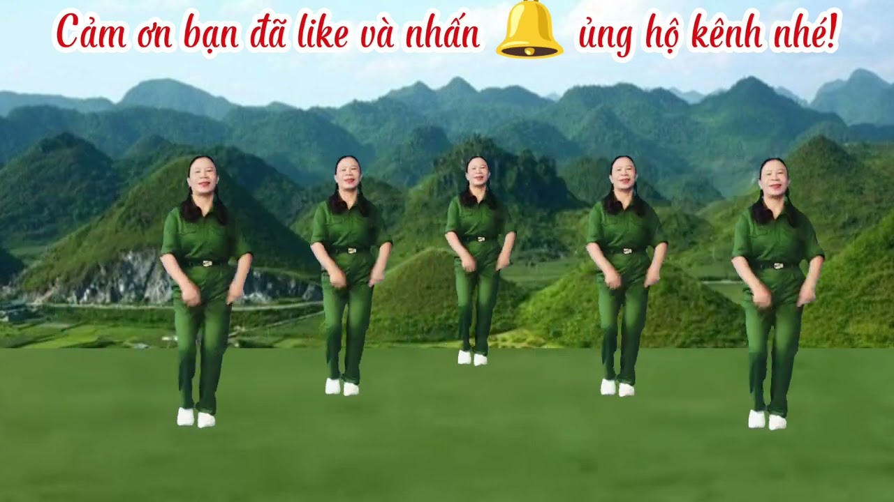 ĐƯỜNG TRƯỜNG SƠN XE ANH QUA/dân vũ/dễ tập