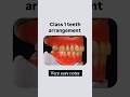 Easy notes🦷 for class 1 teeth arrangement ✌️👍 #music #dentist #teeth #smile #dentalcare #colors