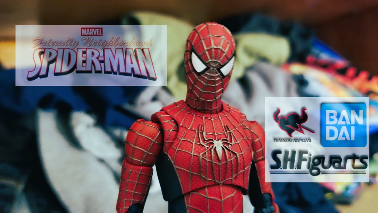 Spider-man : no way home figurine s.h. figuarts iron spider-man 15 cm
