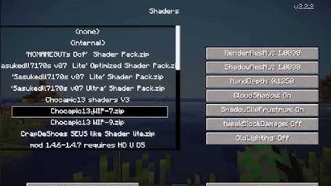 Minecraft mod Showcase!!The GLSL Shaders mod!!