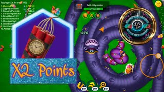 ⏳Worms Zone.io X2 Points : Shark ⏳ by 4Games_#1287