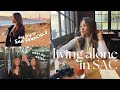 Living Alone in Sacramento✨| day trip to San Francisco, meet my sister, vegan food, we got a tattoo!