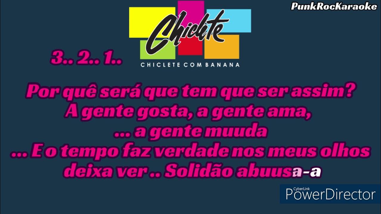 Chiclete com Banana - Não Vou Chorar (playback original) Chiclete com Banana - Não Vou Chorar (playback original)