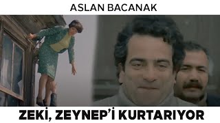 Aslan Bacanak Türk Filmi | Zeki, Zeynep'i Kurtarıyor