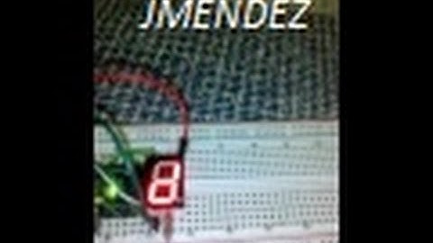 Display 7 segmentos (test con arduino nano)