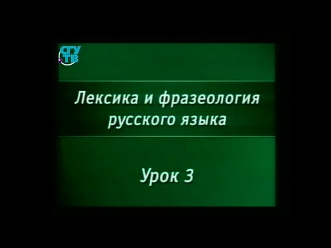 Русский язык. Урок 3. Понятие о лексической омонимии. Использование омонимов в литературе. Паронимия