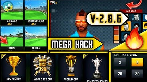 WCC2 MEGA HACK ! V-2.8.6 ! ALL UNLOCK ! ADVANCE PACK UNLOCK ! ALL TOURNAMENT ,NPL AUCTION UNLOCK!