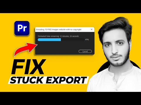 Premier Pro Export STUCK? Fix Stuck Export Adobe Premiere Pro | 100 Problem SOLVED!
