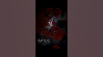 ربنا ولاتحملنا مالا طاقة لنا به🥺❤//حالات واتس اب دينيه//ستوريات انستقرام دينيه//تلاوة قرآنيه قصيره