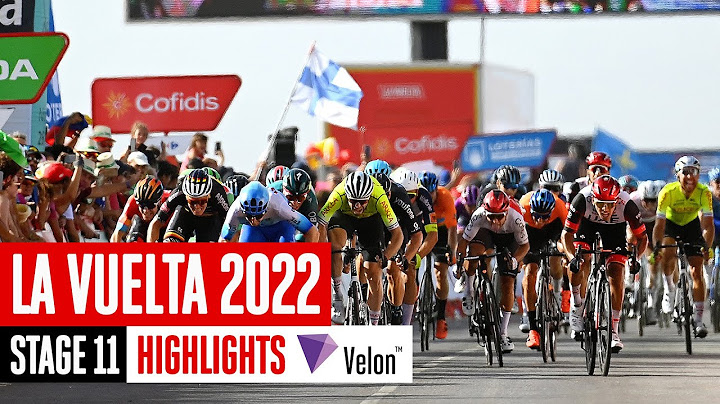 Chaotic sprint for victory | Vuelta a España 2022 Stage 11 Highlights