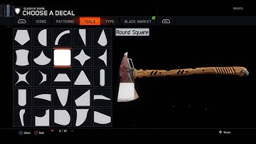 Slash n Burn Paintjob (axe) BO3