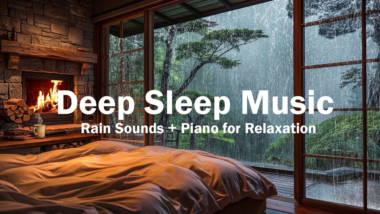 Relaxing Sleep Music – Rain Sounds & Relaxing Piano Music for Beat Stress Instantly to Sleep Soundly