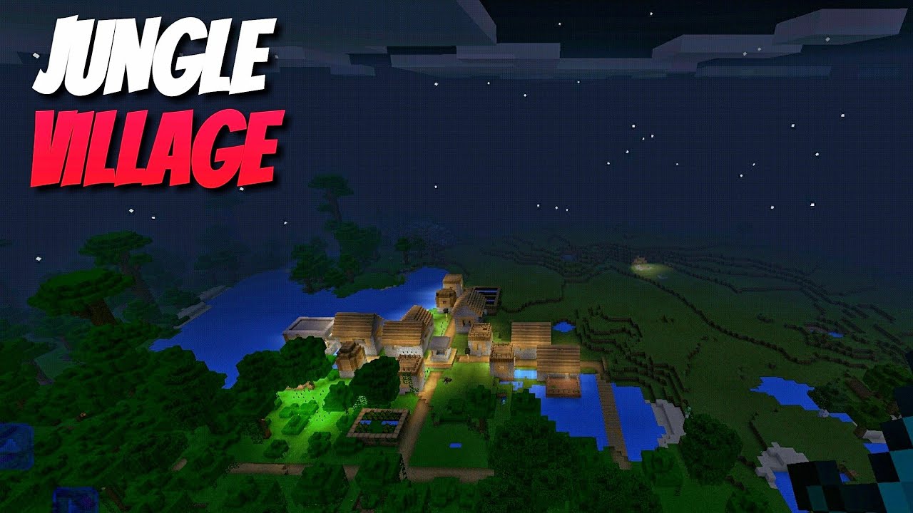 BEST MINECRAFT(CRAFTSMAN)VILLAGE SEED! JUNGLE VILLAGE SEED IN CRAFTSMAN BUILDING CRAFT YouTube
