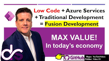Power Apps Azure Storage - Fusion Development Teams |  ®GitHub - Video#3