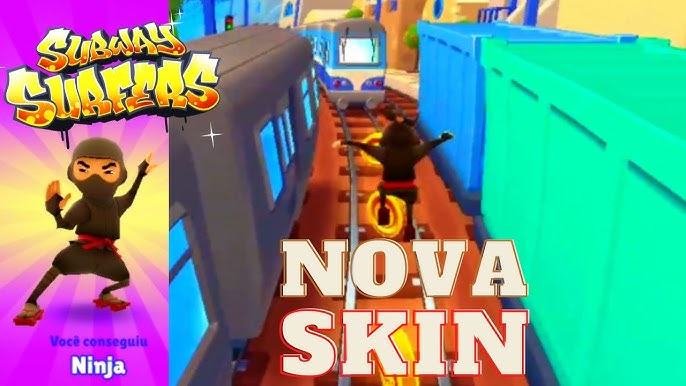 SAIU! COMO BAIXAR a NOVA TEXTURA da MOEDA AZUL e NINJA GALAXY para o SUBWAY  SURFERS! ATUALIZADO 2022 