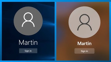 Windows 11 vs 10: Login Screens