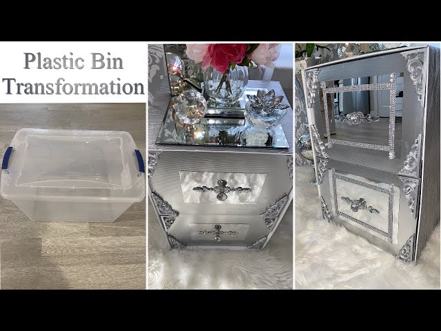 3 Easy Steps to a Stylish DIY Plastic Storage Bin Makeover