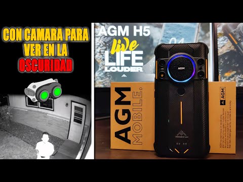 Celular con Camara de Vision Nocturna un Super Altavoz y Resistente Al Agua | AGM H5 Unboxing+Review