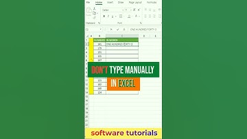 Convert number in word in new tricks #softwaretutorials #excel #youtubeshorts #viralshorts #viral