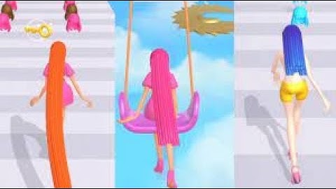 Hair Challenge Gameplay All Levels iOS, Android Walkthrough Mobile Relaxing Game Update Noob & Pro