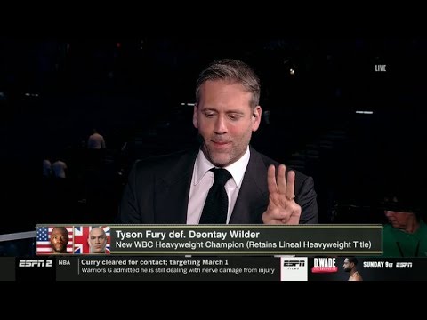 [BREAKING] Max Kellerman reacts: Tyson Fury 2 def. Deontay Wilder; captures WBC Heavyweight Title