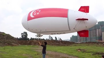 Rc blimps for Singapore National Day #blimp #airship #event