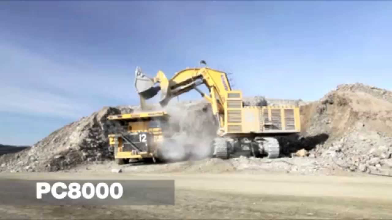 Escavadeira Hidraulica Pc8000 6 Komatsu Youtube