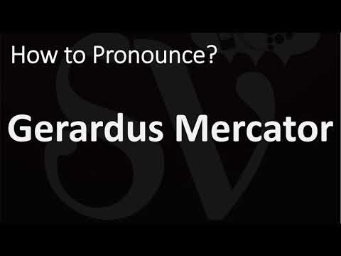 Gerardus Mercatorの発音方法は？ （正しく）