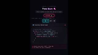 Two Sum Problem #java #javascript #python #pythonprogramming #reactjs #coding #codingshorts #code