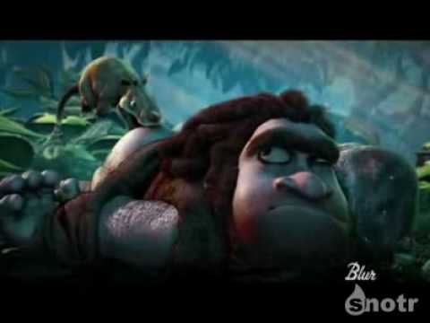 Funny 3D Caveman Animation Movie - In The Rough