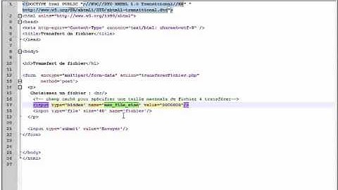 PHP et MySQL Transférer un fichier côté client vers le serveur