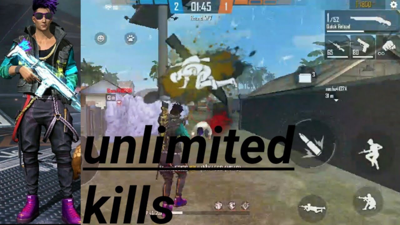 Free fire unlimited kill ..rush game play🔫🔫 - YouTube