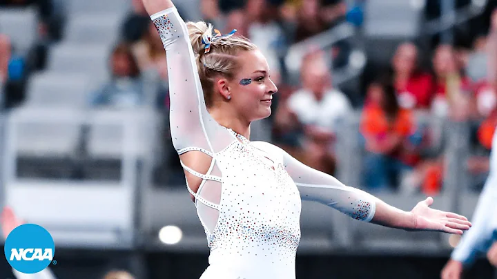 Alyssa Baumann - Floor at 2022 NCAA gymnastics cha...