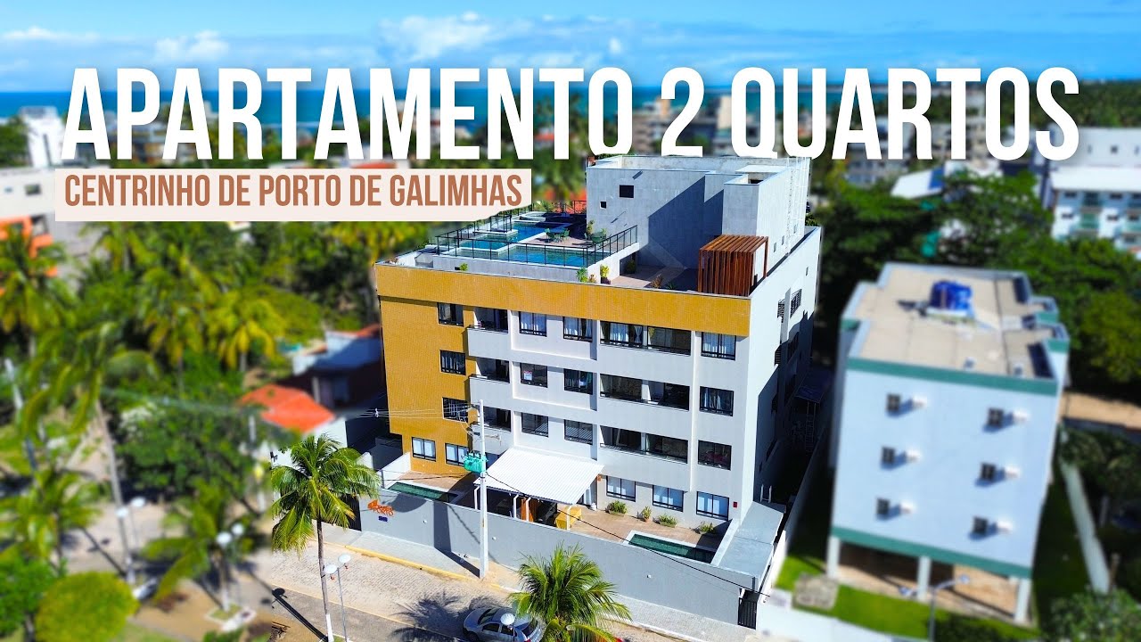 APARTAMENTO  NO CORAÇÃO DE PORTO DE GALINHAS R$ 650 mil - 2 QUARTOS (TOUR COMPLETO)