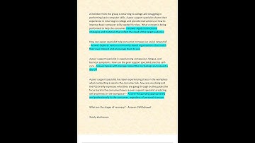 2024 PEER SUPPORT SPECIALIST CERTIFICATION EXAM ACTUAL QUESTIONS AND CORRECT DETAILED ANSWERS