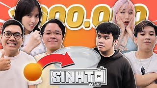 AI NÉM BÓNG VÀO LY NHIỀU NHẤT SẼ THẮNG 1.000.000 ĐỒNG | THỬ THÁCH SINH TỐ