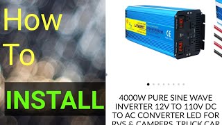 LVYUAN 4000W 8000Watt Peak Pure Sine Wave Power Inverter is it any good how to install