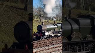 GWR saint 2999 ‘lady of legend’ leaving Horsted Keynes (the bluebell railway)